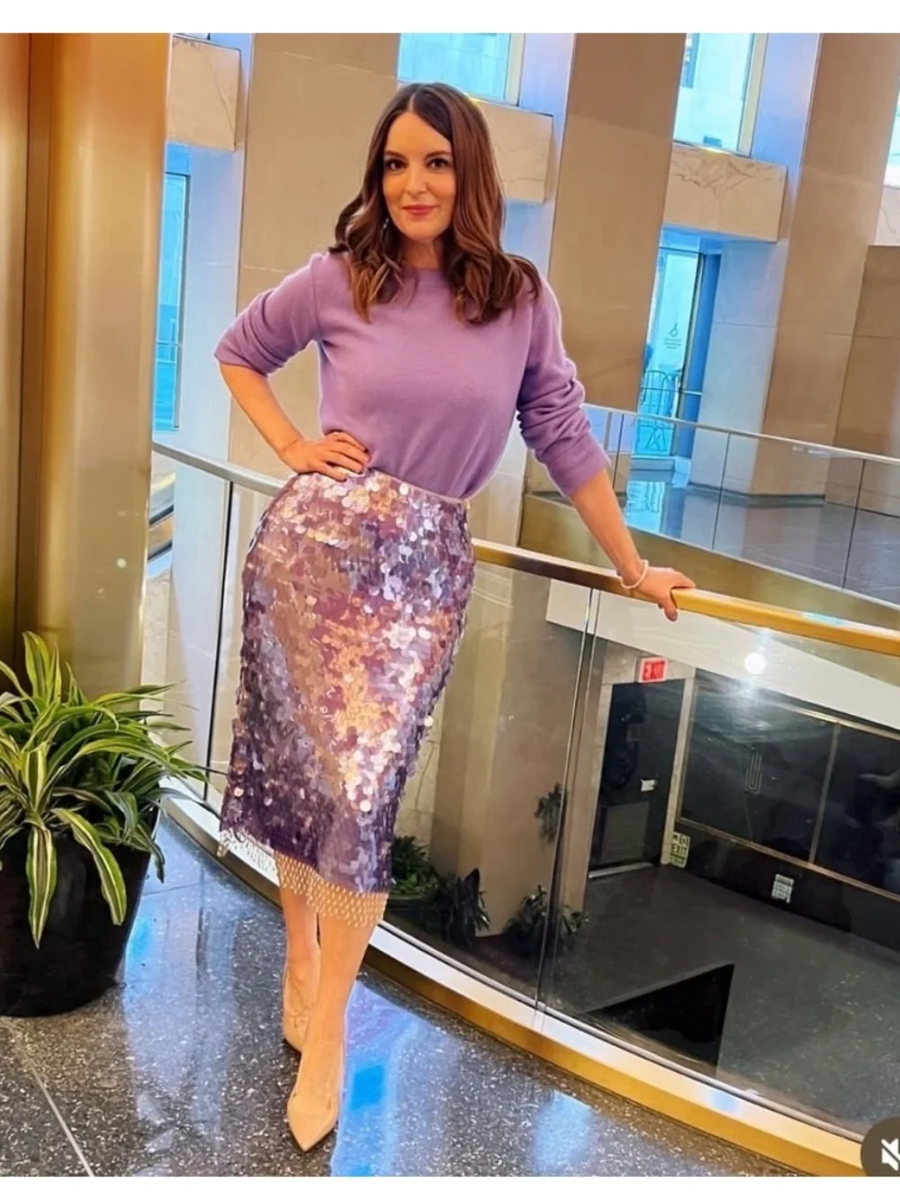 Tory Burch Sequined Skirt